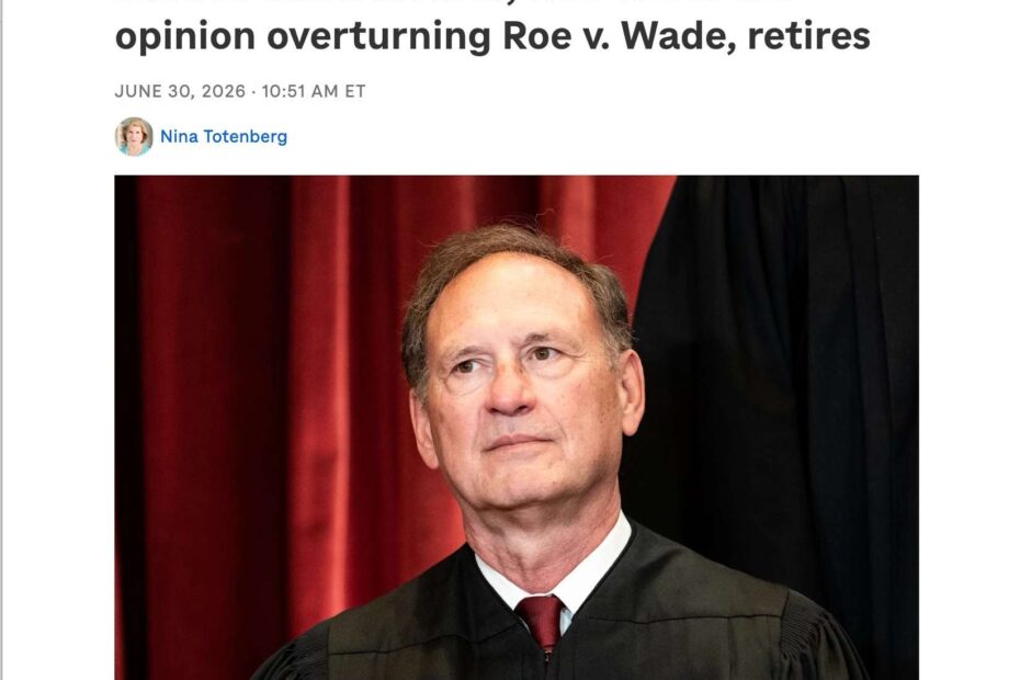 NRP Announces, and Retracts, Alito Retirement Story NRP Announces, and Retracts, Alito Retirement Story