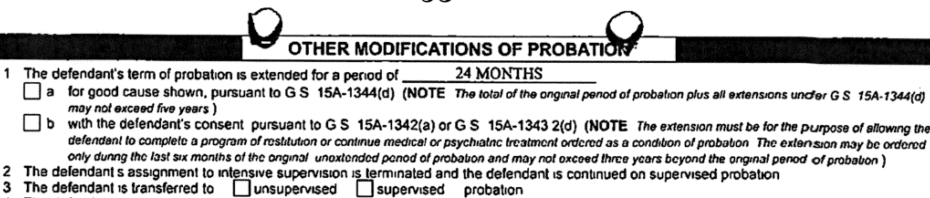The Probation-Extension Minefield